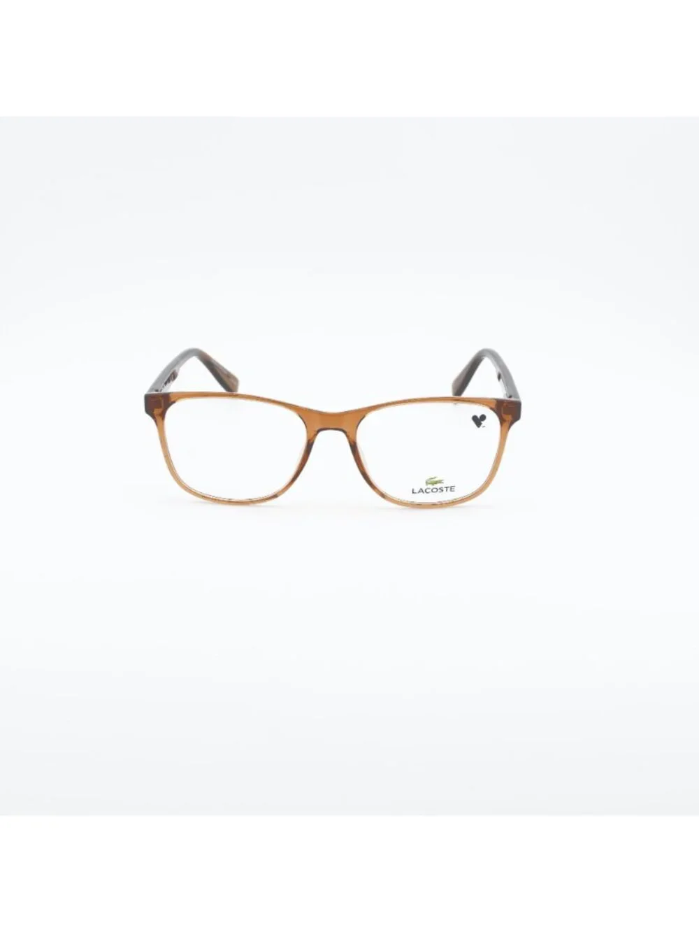 Lacoste L2979 N 210 Eyeglasses Transparent Brown 54mm Square Frame